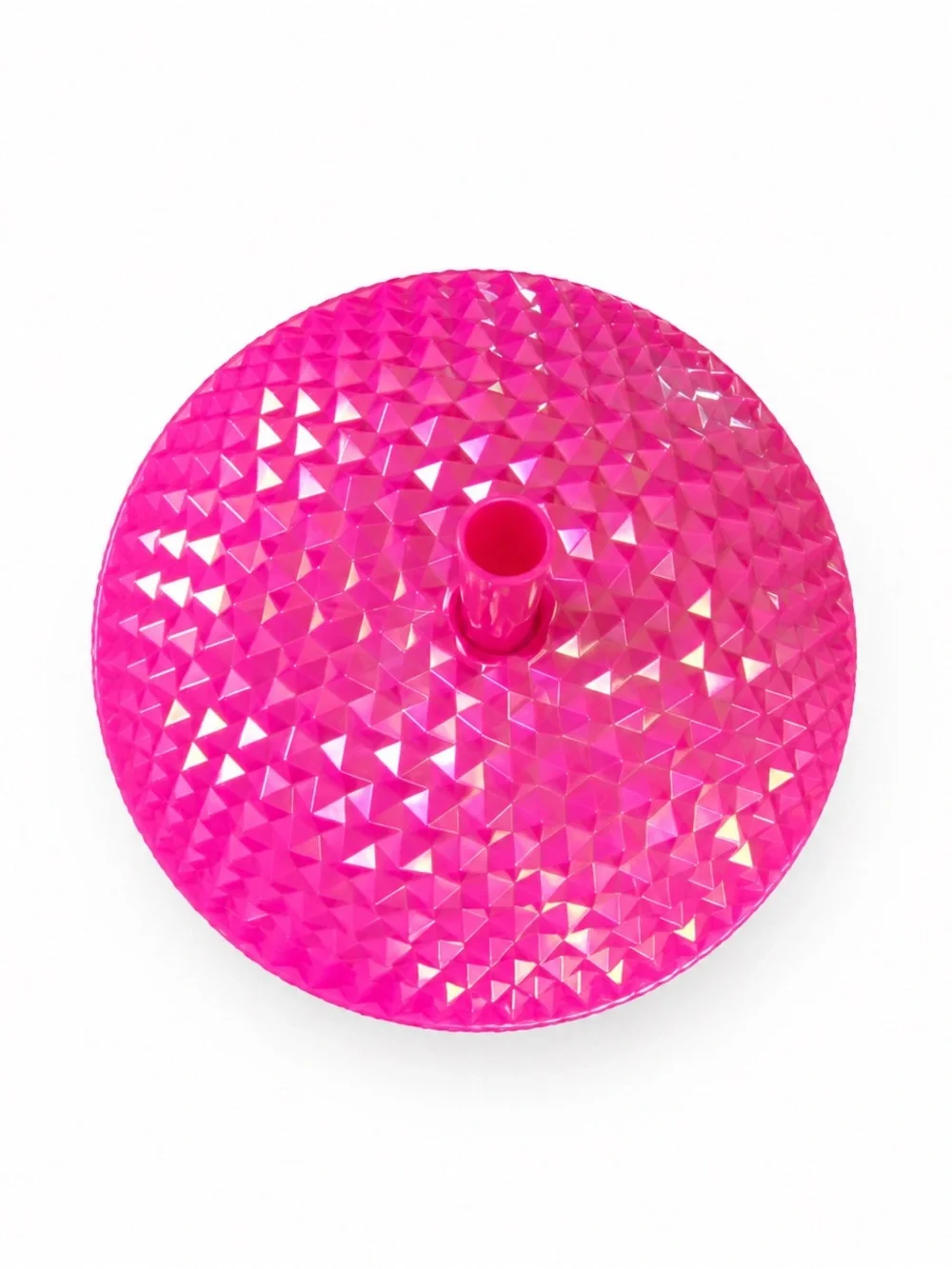 Starbucks Hot Pink Iridescent Studded Cold Cup Tumbler 24 oz w/ Straw